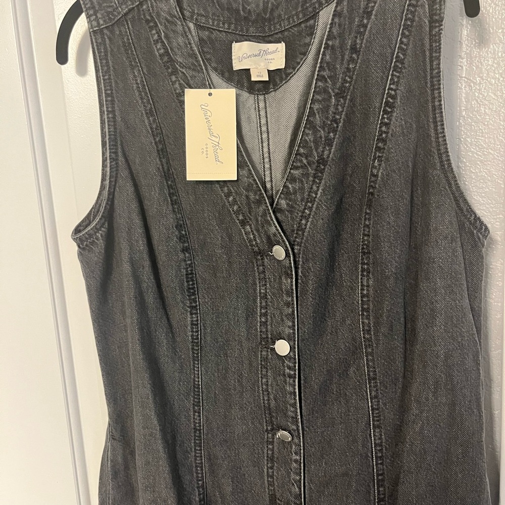 Universal Thread Sleeveless Button-Front Midi Dre… - image 6